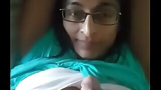 gorgeous bhabi deep-throating tighten one's belt dick, ruptured